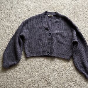 Truly Madly Deeply Dark Gray Knit Cardigan